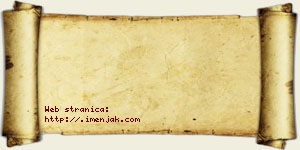 Una Bajkić vizit kartica